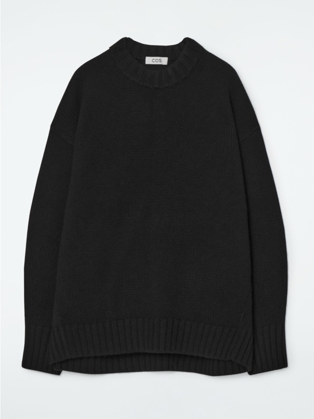 COS Chunky Pure Cashmere Crew-Neck Sweater